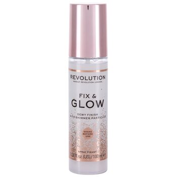 Fix & Glow Dewy Finish - Rozjasňující fixační sprej na make-up